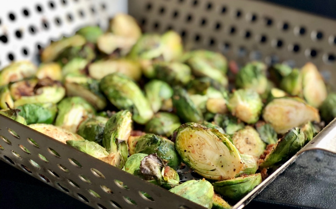 SMOKED BALSAMIC BRUSSEL SPROUTS