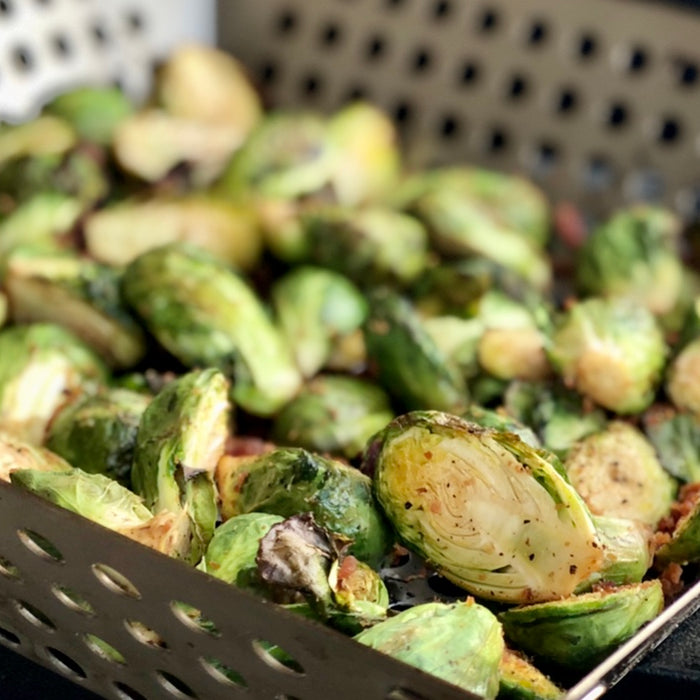 SMOKED BALSAMIC BRUSSEL SPROUTS