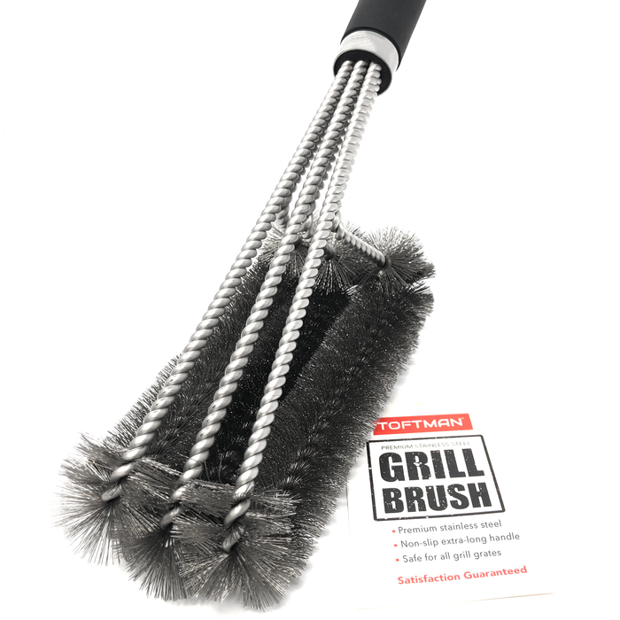 Grill Brush - Extra Long Nonslip Handle
